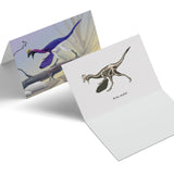Anzu Paleoscape™ Dinosaur Greeting Card - Permia