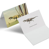 Ceratosaurus Paleoscape™ Dinosaur Greeting Card - Permia