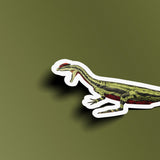 Dilophosaurus Collectible Dinosaur Sticker - Permia