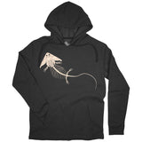 Diplocaulus Bonebed™ Adult Amphibian Hoodie Heather Black - Permia