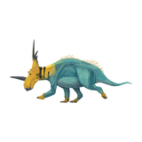 Styracosaurus X-Ray 3D Collectible Dinosaur Card - Permia