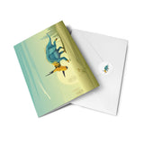 Styracosaurus Paleoscape™ Dinosaur Greeting Card - Permia