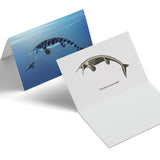 Tylosaurus Paleoscape™ Mosasaur Greeting Card - Permia
