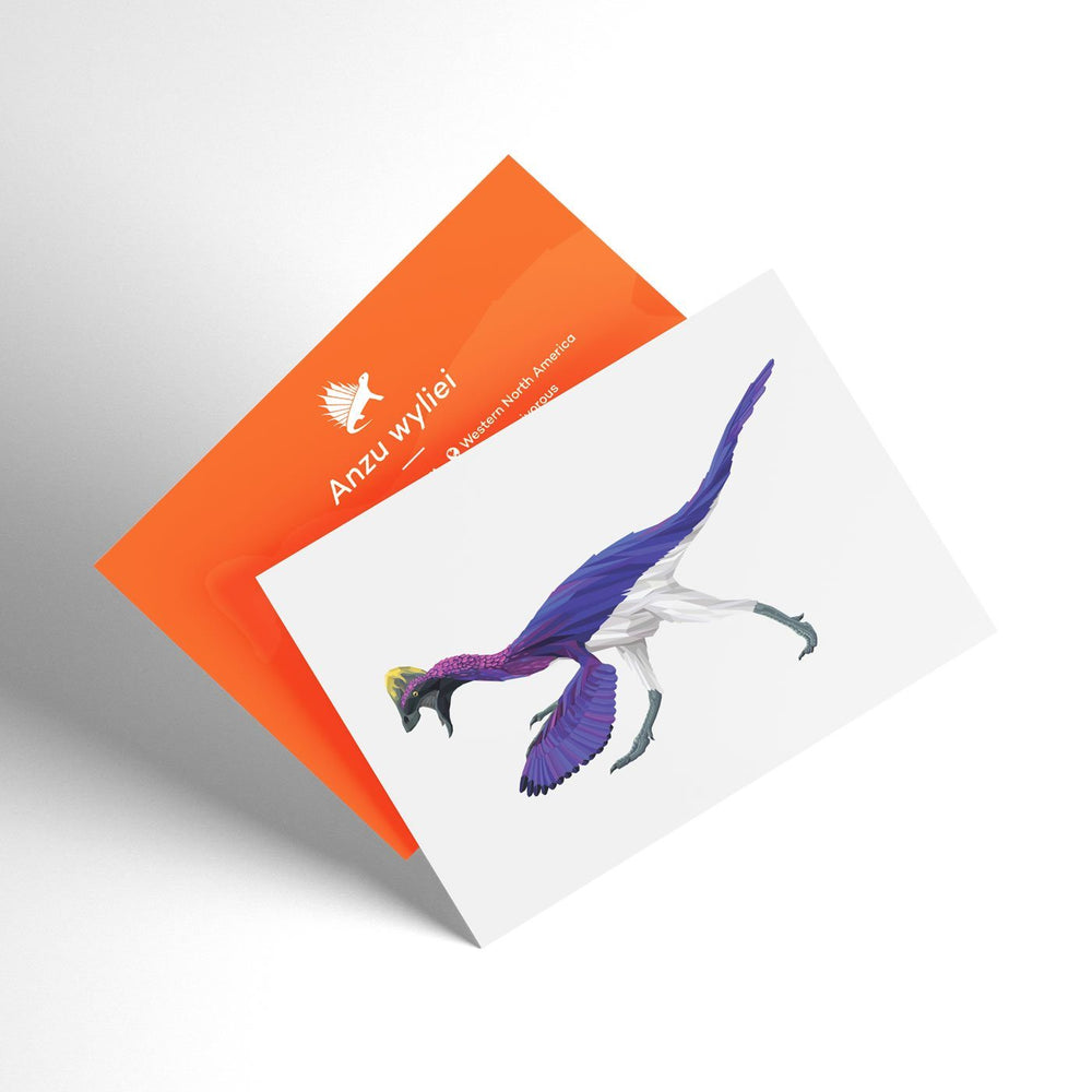 Anzu X-Ray 3D Collectible Dinosaur Card  - Permia