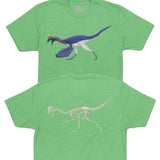 Anzu Fossil Fusion™ Adult Dinosaur T-Shirt Apple Green - Permia