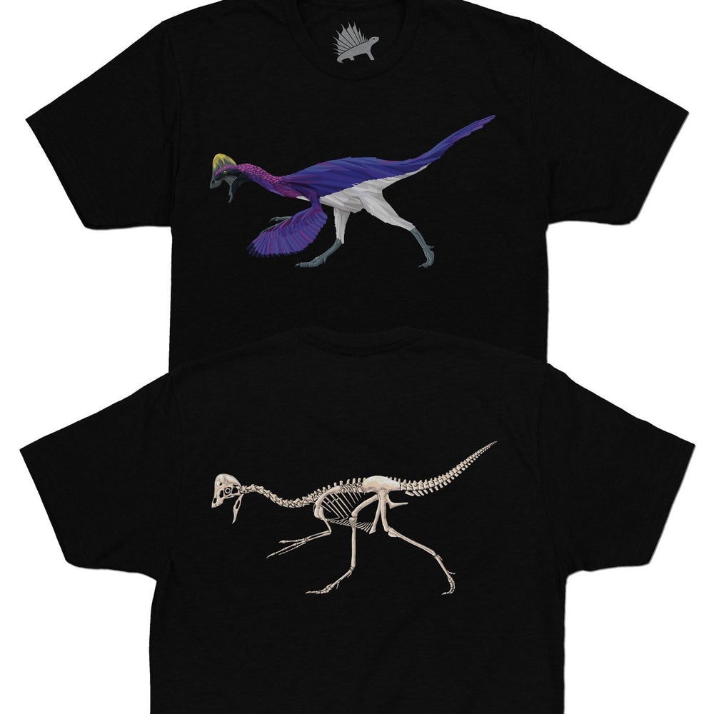Anzu Fossil Fusion™ Adult Dinosaur T-Shirt Black - Permia