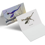 Anzu Paleoscape™ Dinosaur Greeting Card  - Permia