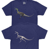 Baryonyx Fossil Fusion™ Adult Dinosaur T-Shirt Royal Purple - Permia