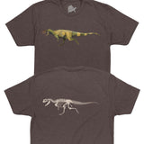 Ceratosaurus Fossil Fusion™ Adult Dinosaur T-Shirt Coffee - Permia