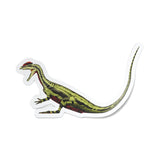 Dilophosaurus Collectible Dinosaur Sticker  - Permia