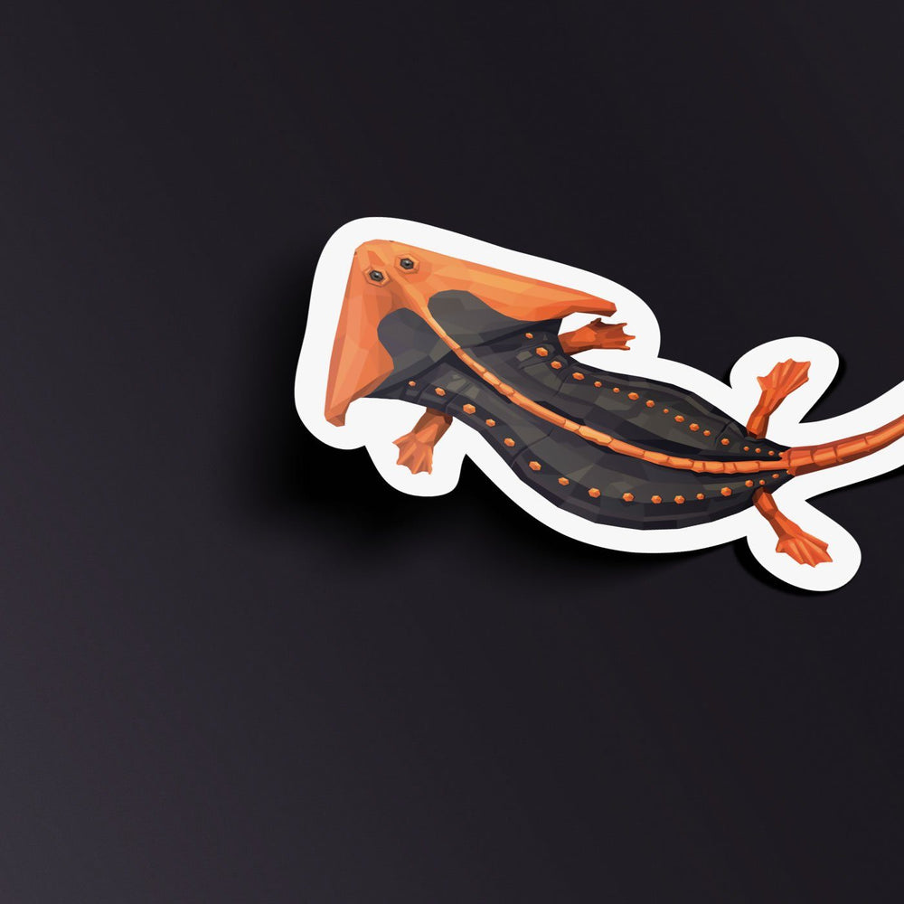 Diplocaulus Collectible Amphibian Sticker  - Permia