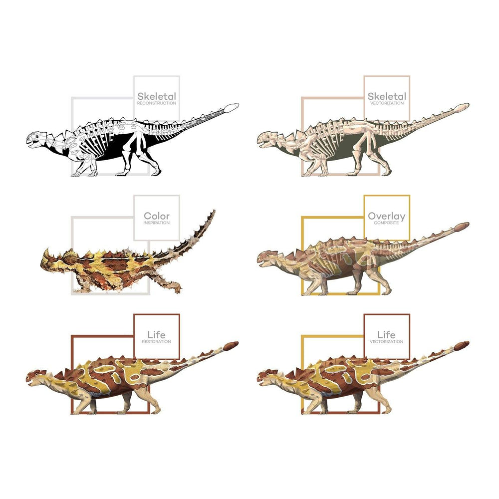 Euoplocephalus Dinosaur Art Evolution  - Permia