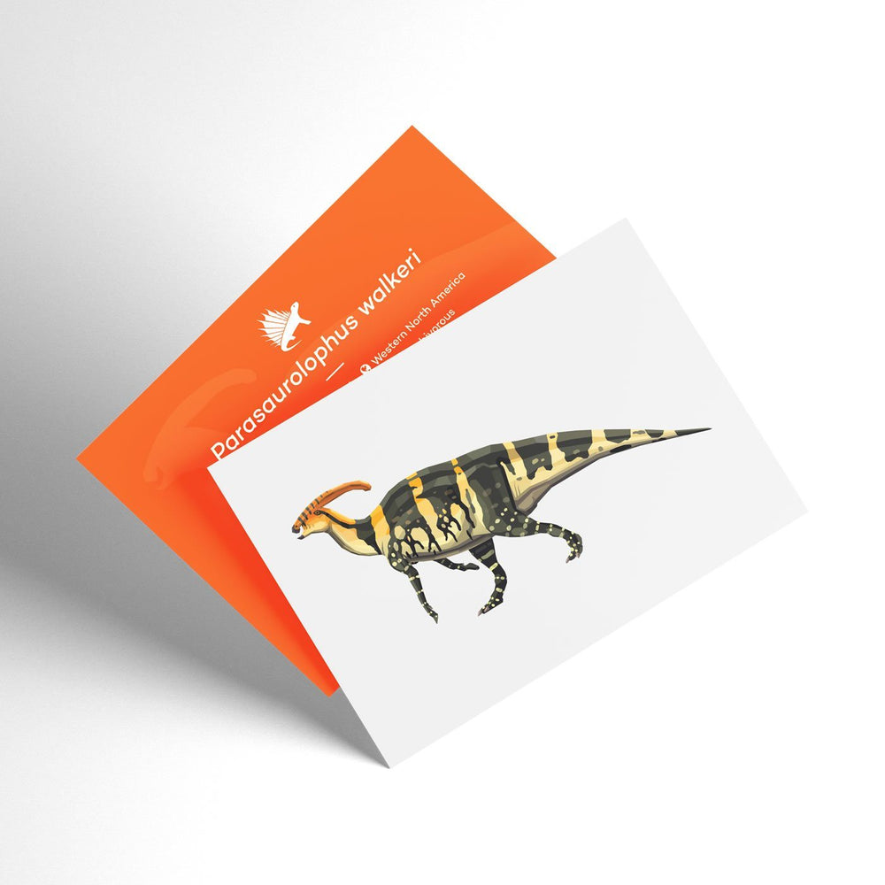Parasaurolophus X-Ray 3D Collectible Dinosaur Card  - Permia