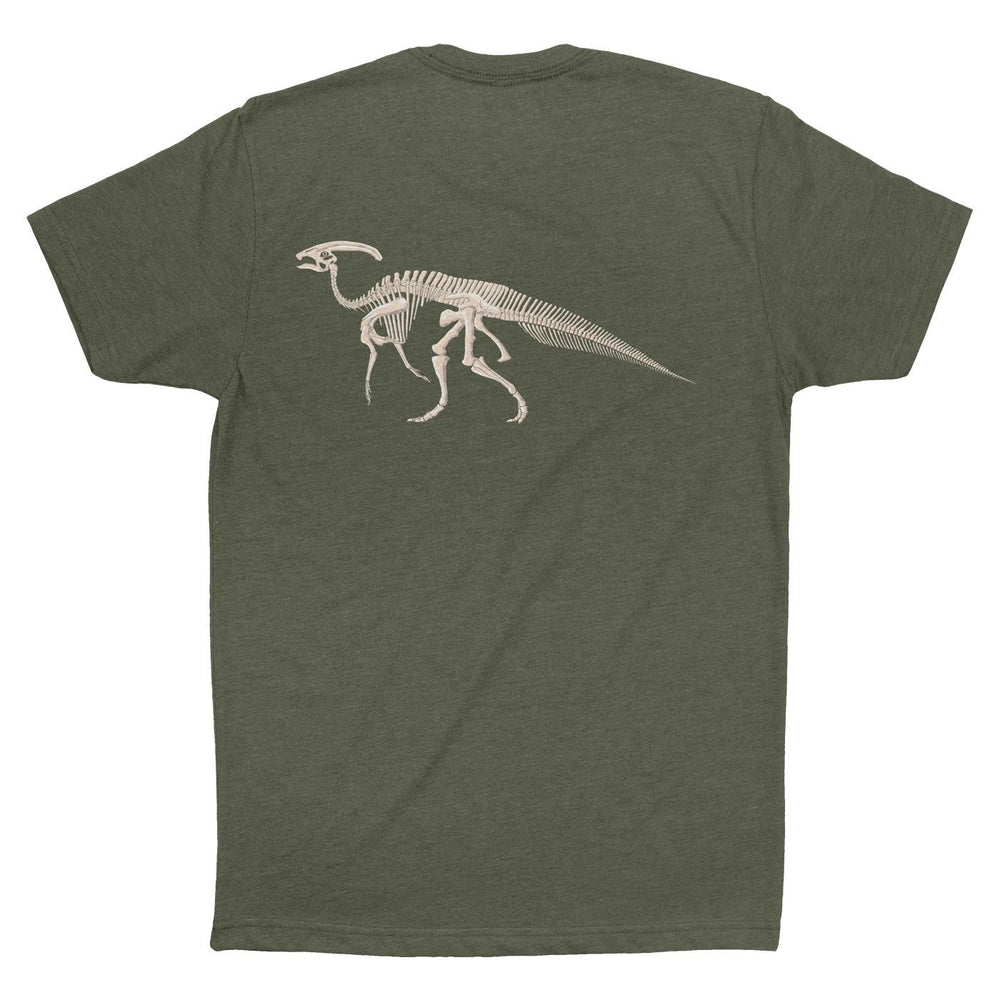 Parasaurolophus Fossil Fusion™ Adult Dinosaur T-Shirt  - Permia