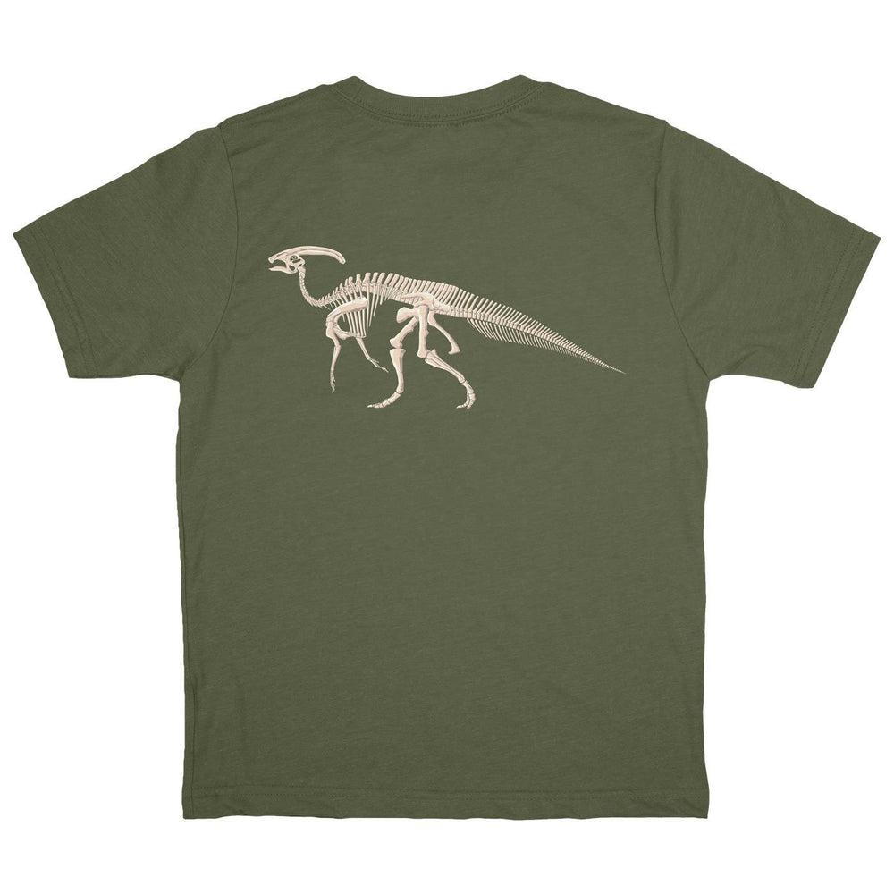 Parasaurolophus Fossil Fusion™ Kids Dinosaur T-Shirt  - Permia