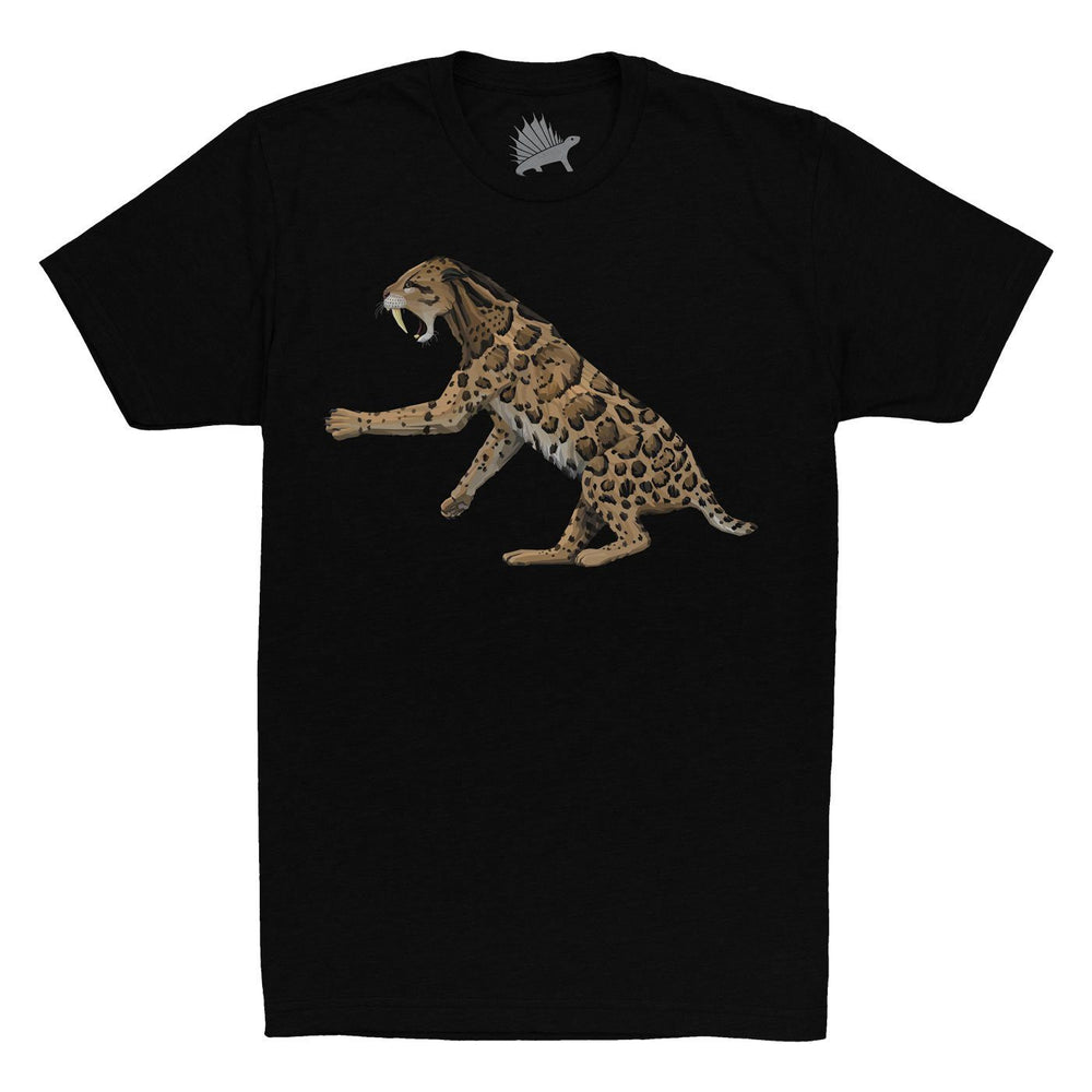 Smilodon Fossil Fusion™ Adult Saber-Toothed Cat T-Shirt  - Permia