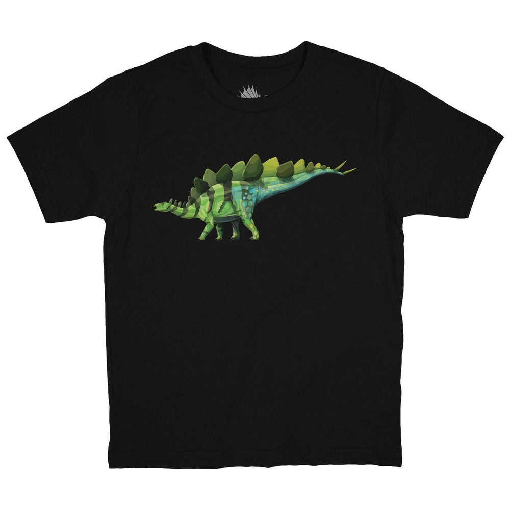 Stegosaurus Fossil Fusion™ Kids Dinosaur T-Shirt  - Permia