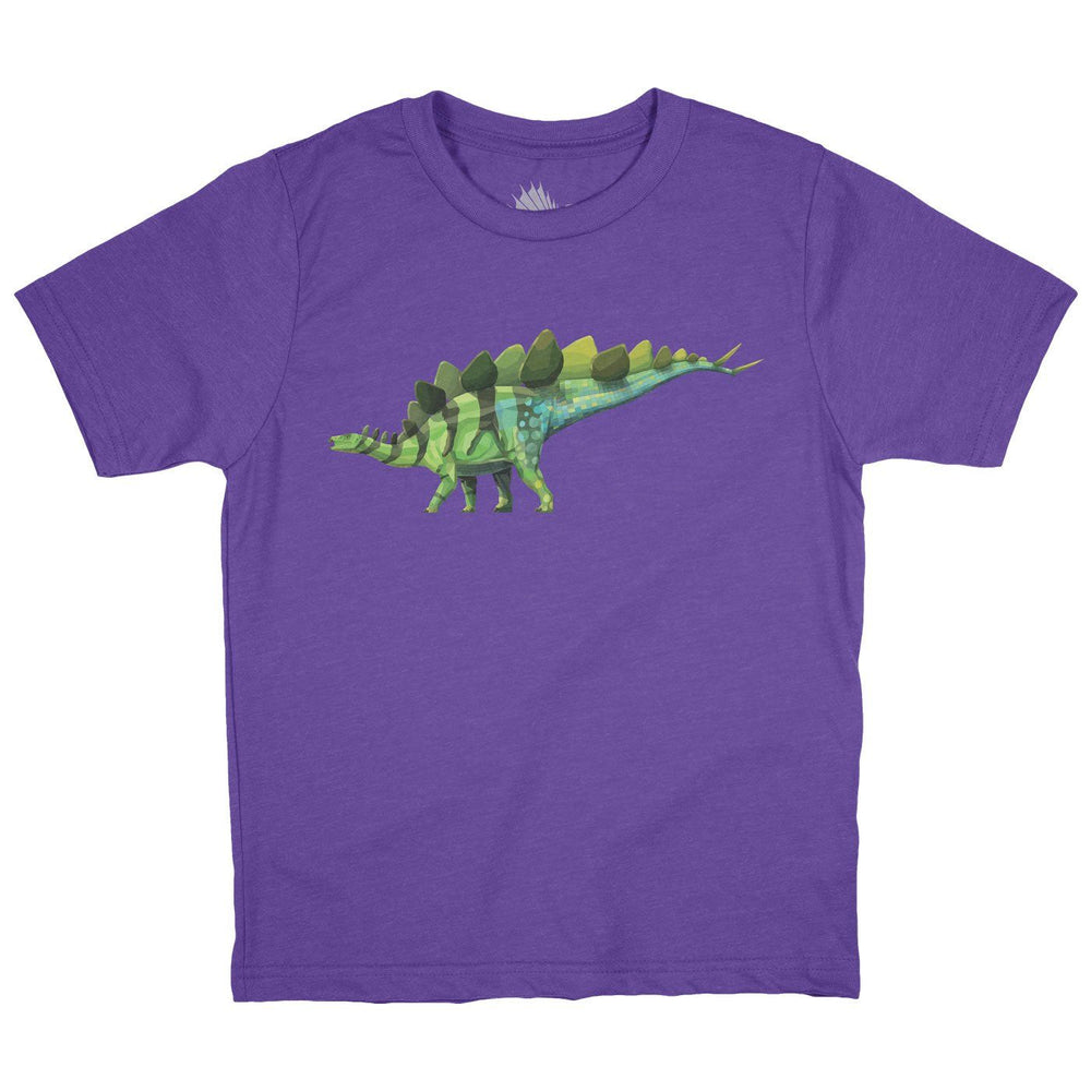 Stegosaurus Fossil Fusion™ Kids Dinosaur T-Shirt  - Permia