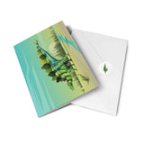 Stegosaurus Paleoscape™ Dinosaur Greeting Card  - Permia