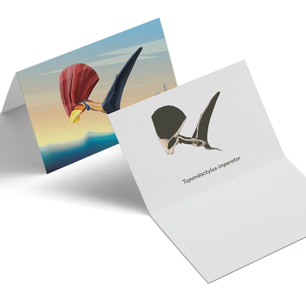 Tupandactylus Paleoscape™ Pterosaur Greeting Card  - Permia
