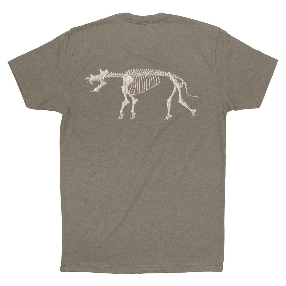 Uintatherium Fossil Fusion™ Adult Mammal T-Shirt  - Permia