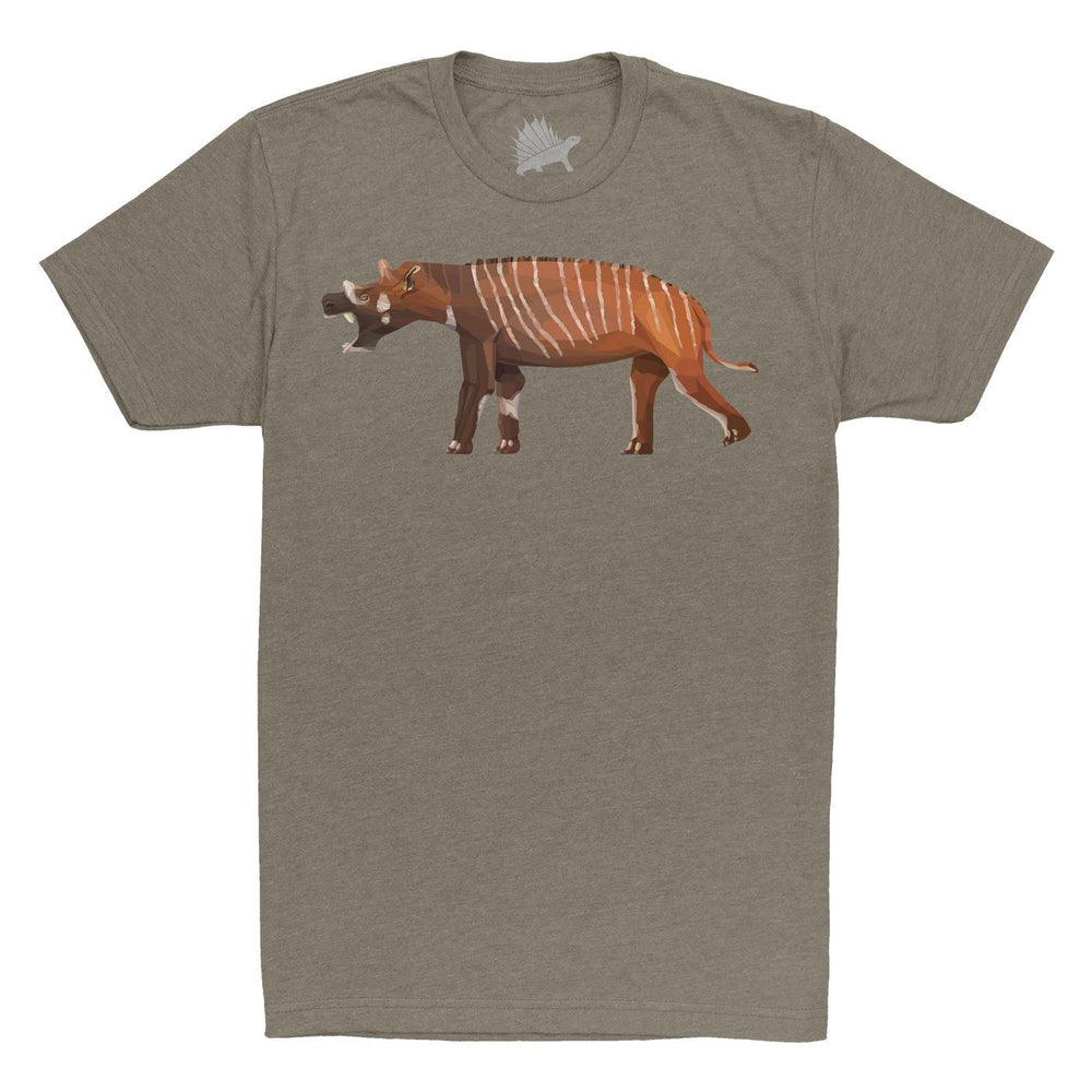 Uintatherium Fossil Fusion™ Adult Mammal T-Shirt  - Permia