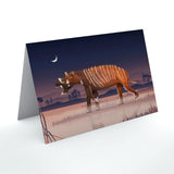 Uintatherium Paleoscape™ Mammal Greeting Card  - Permia